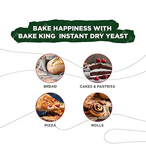 Image of BAKE KING Active Dry Yeast Powder 50gm, Yeast For Bread and Pizza Making at Home 50gm