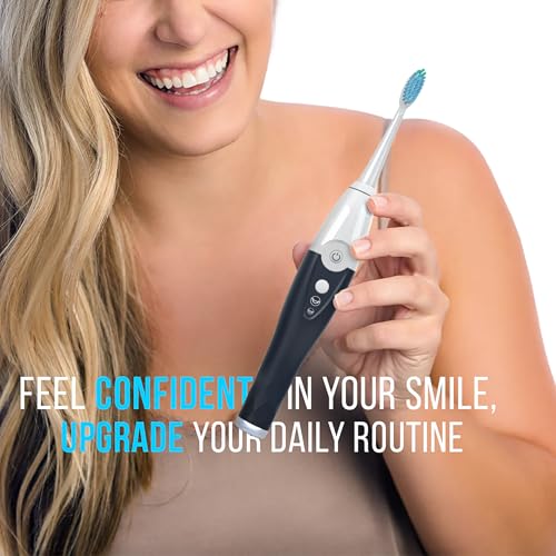 Image of Tao Clean UV Sanitizing Sonic Toothbrush and Cleaning Station, Electric Toothbrush, Dual Speed Setting, Midnight Blue