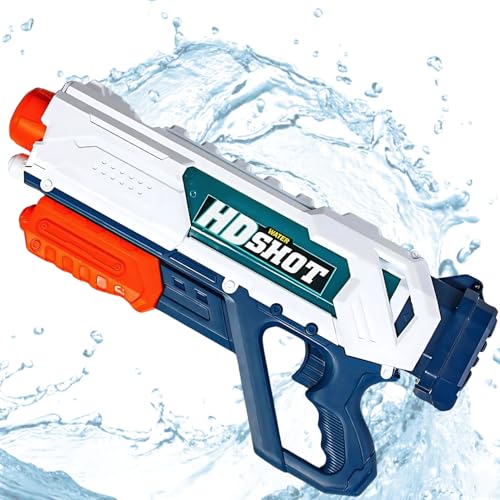 Image of Storio Holi Pichkari Water Gun Toy for Kids 890ml High Capacity Water Gun Toy Summer Outdoor Toy Rotating 4 Nozzle Quick Fill High Pressure Water Gun for Boys