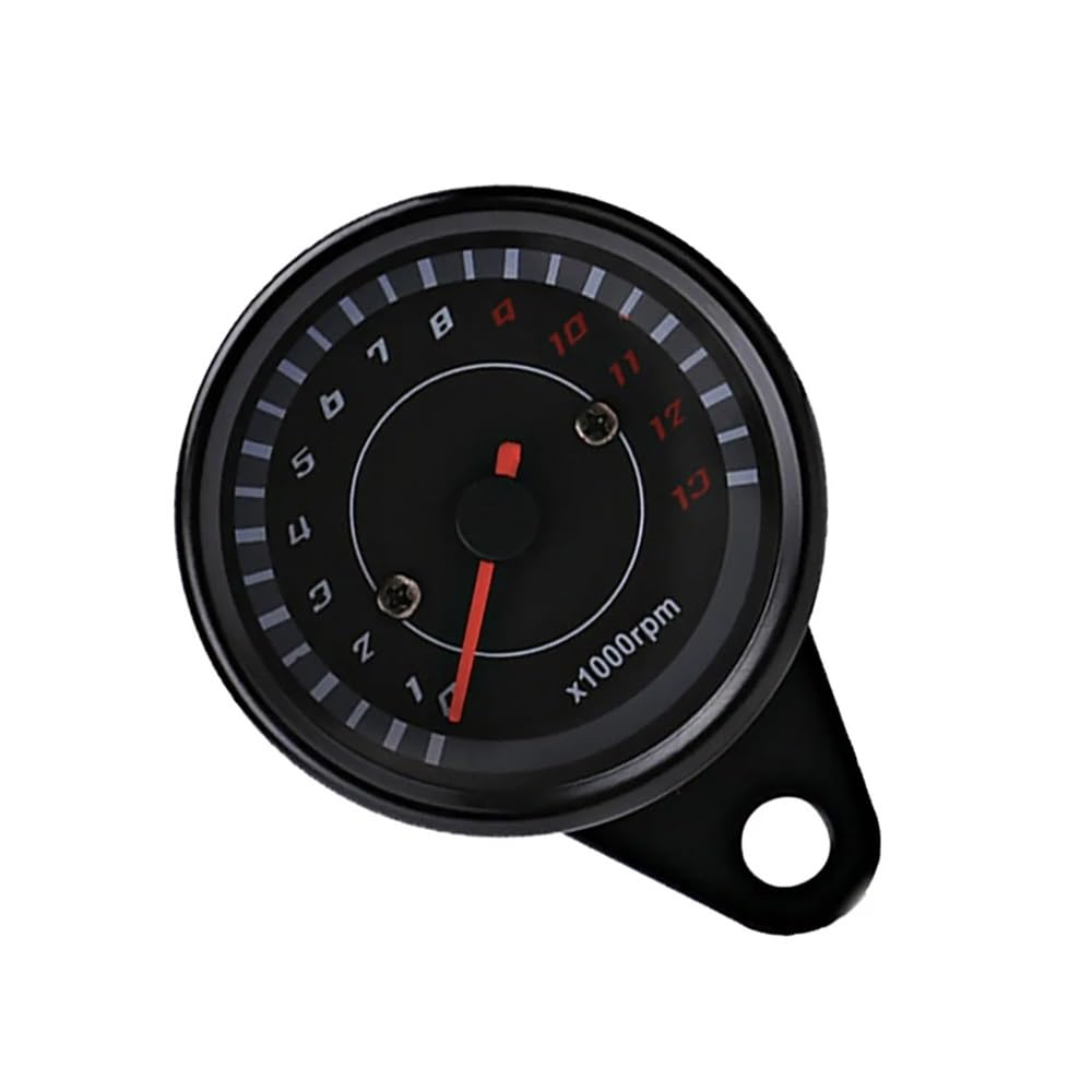Moto Contagiri doppio Contagiri per motocicletta con retroilluminazione a LED, indicatore contagiri 13000 giri/min per Harley DC 12V