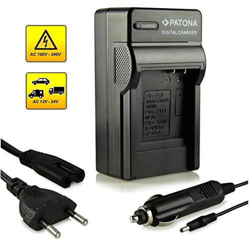PATONA Caricabatteria + Batteria sostituzione per