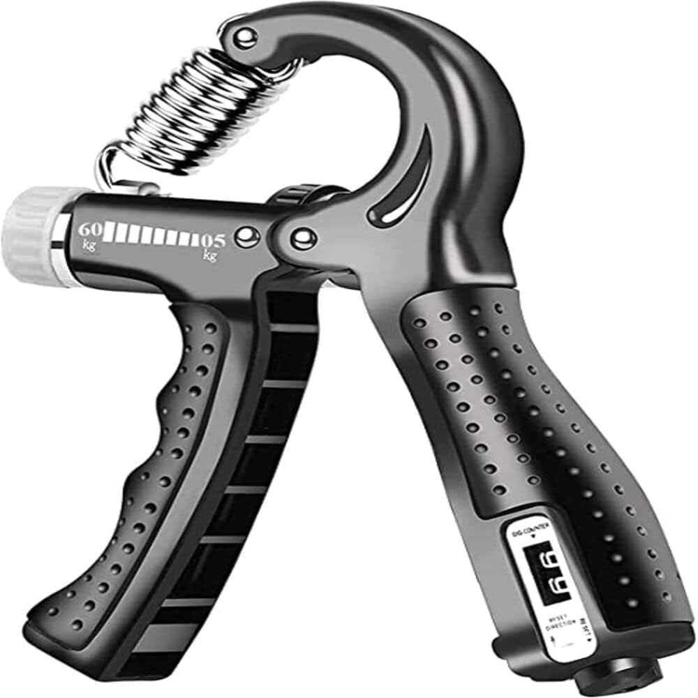 Dezna hand grip hang gripper For Exercise Adjustable In Hand, Hand Grip With Count Contact And Solid Tension Spring, Finger Exercise Power Gripper -5 to 60kg Hand Gripper For Men Or Women (Black) (B0CJVGTY7Y) Amazon Price History, Amazon Price Tracker