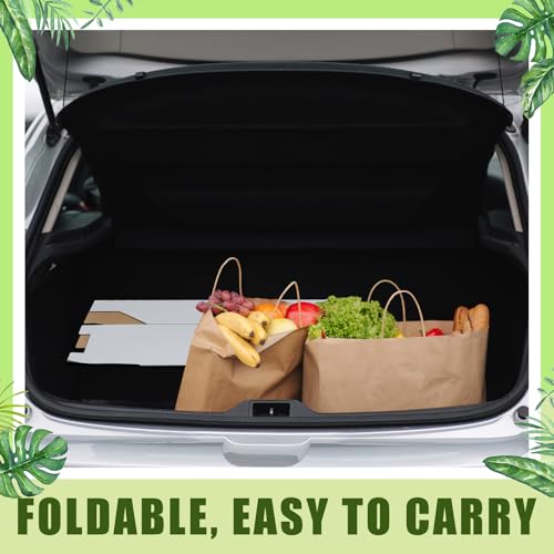 Image of 10 Pack 30 Gallon Recycling Bins Cardboard Trash Cans Disposable and Reusable Corrugated Cardboard Cans Bulk with 20 Garbage Bags for Parties Events(20 Gallon)
