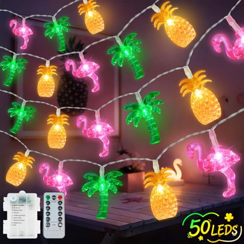 50 LED 25ft Summer Hawaiian Beach String Lights...