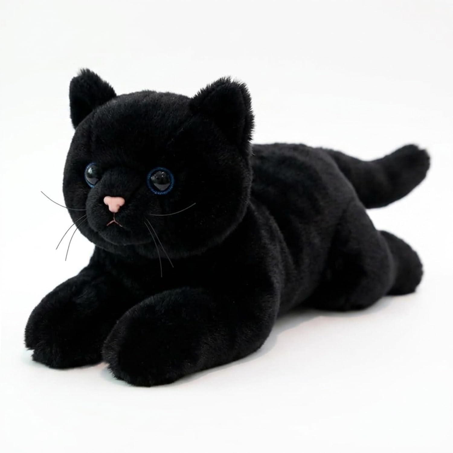 Amazon.co.jp: SINGLE MANY 猫 ぬいぐるみ リアル 黒猫 抱き枕 猫の
