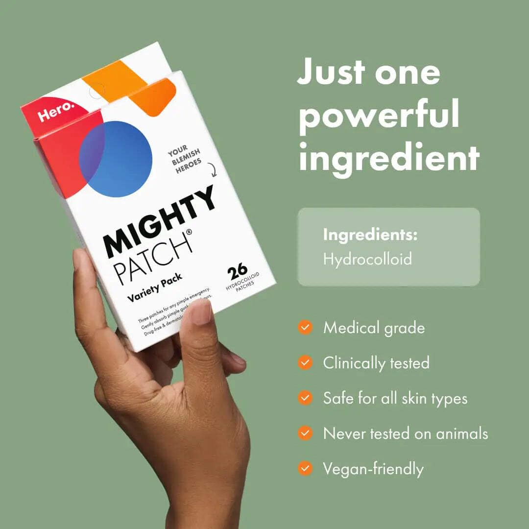 Mighty Patch Hero Cosmetics, opakowanie zbiorcze, 26 łatek