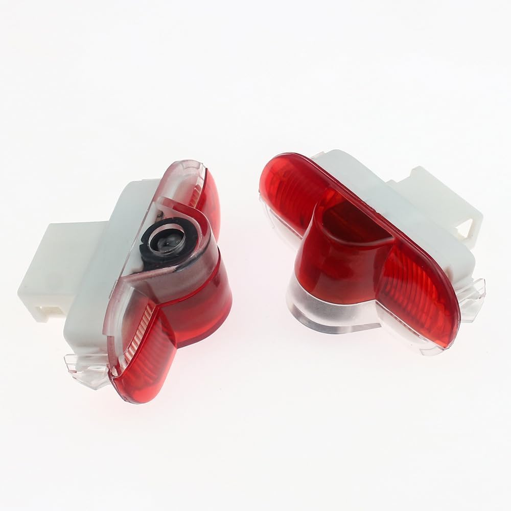 MYRFCSA 2Pcs Car Door Lights, for PORSCHE CARRERA4 Wireless Welcome Puddle Lights Projection HD LED Original Logo Light Car Welcome LED Light Logo