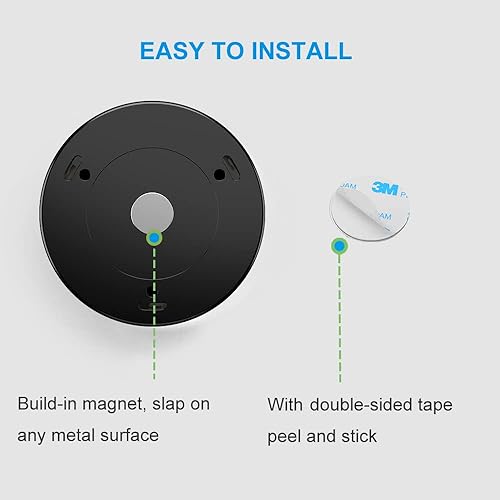 Miniatura 12 de Sensor de movimiento luz Amir, luz LED de noche que funciona con pilas, inalámbrica, se adhiere a cualquier lugar, luces para clóset, luces