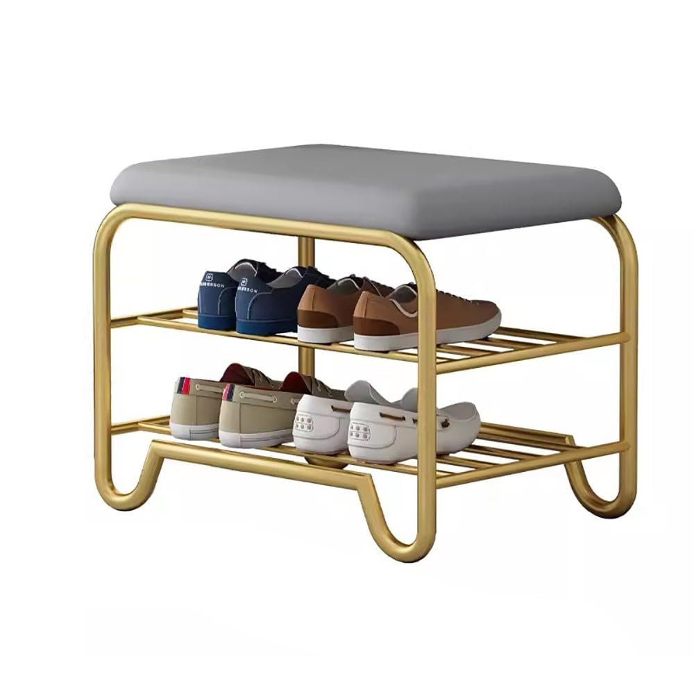 Banc de rangement spacieux et étagère à chaussures pour couloir ordonné