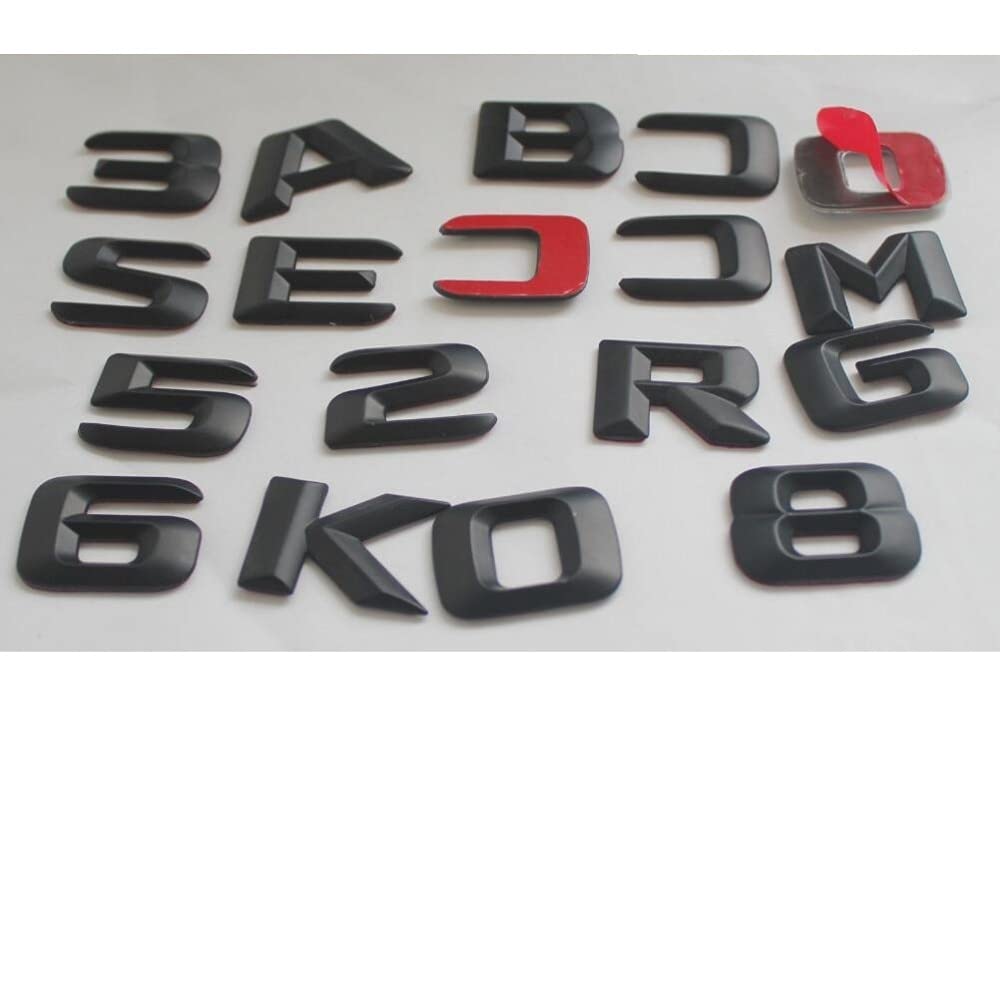 Auto-Buchstabe-Nummer Kofferraum-Abzeichen-Emblem Für