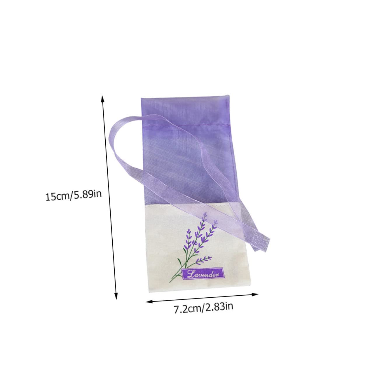 CORHAD 22Pcs Lavender Sachet Bags Stylish Empty Sachets for Air Freshening Jewelry Organizing and Present Giving for Closets and Home Fragrance