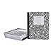 Universal 20946 Composition Book, College Rule, 9 3/4 x 7 1/2, White, 100 Sheets, 6/Pack