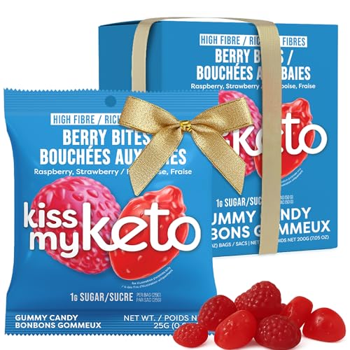 Kiss My Keto Sugar Free Gummies, Berry Bites 8-Pack –