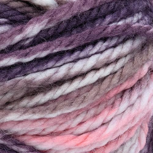 Image of Lion Brand Yarn, Re-Spun T&Q Yarn, Mixed Berries, Multicolor, 3 Pack