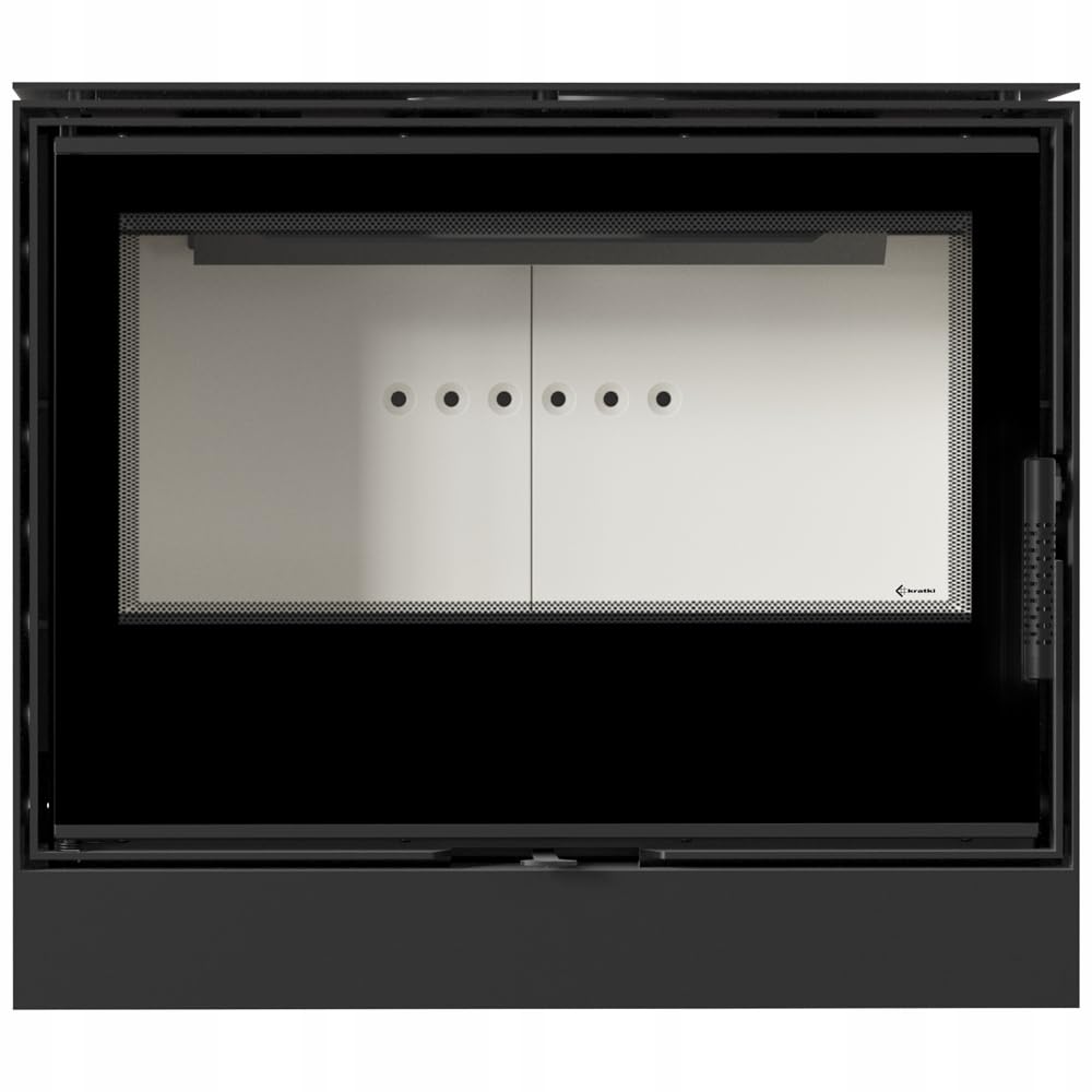 KRATKI Inserto per camino in acciaio a legna KARI 12 kW Ø180 A Ecodesign