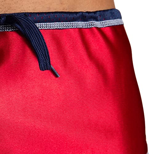 ARENA Maiô masculino padrão de corte quadrado curto reversível, Azul-marinho multi, 26