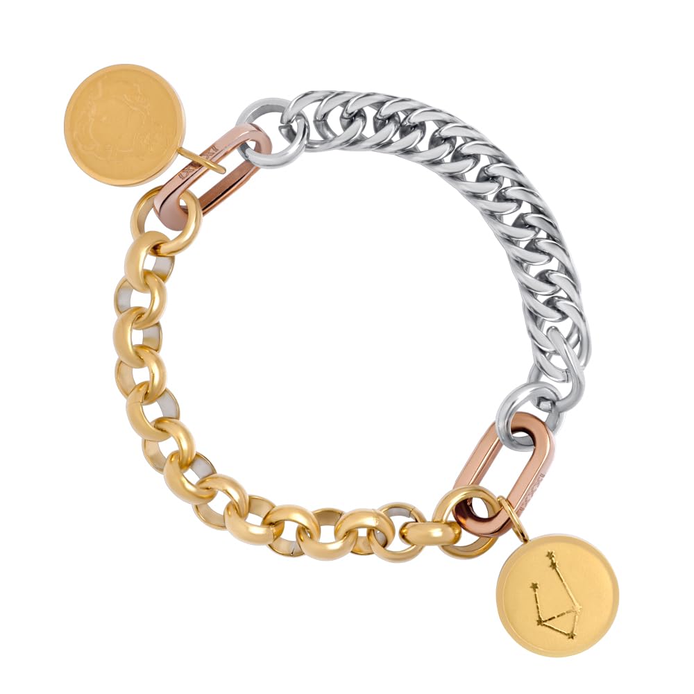 iXXXi Connect Composite Bracelet - Gold, 18cm, Stainless Steel, No Gemstone