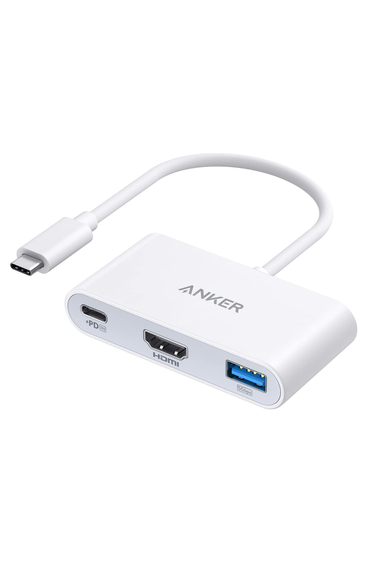 Amazon | Anker PowerExpand 3-in-1 USB-C PD ハブ ホワイト | 4K対応