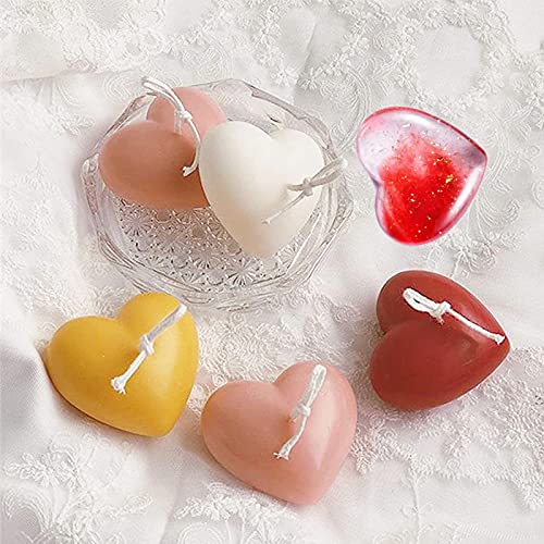 Trasparente Forma Cuore Silicone Muffa Forma Cuore...