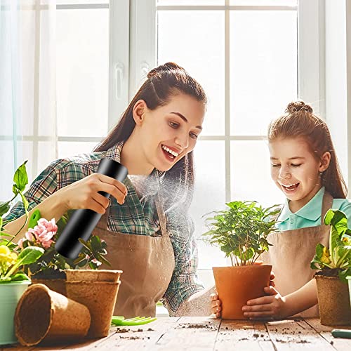 Foto von pinci Haarsprühflasche,kontinuierliche Sprühflasche,wiederverwendbare Wassersprühflasche für den Salon, ultrafeiner kontinuierlicher Nebel für Haare,Reinigung,Phyto- und Hautpflege (Schwarz/200 ml) 