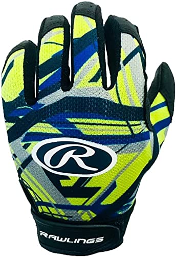 Rawlings Remix T-Ball/Coach Pitch Batting Gloves | Boys & Girls Size Youth Xs | Neon Green #TOP1