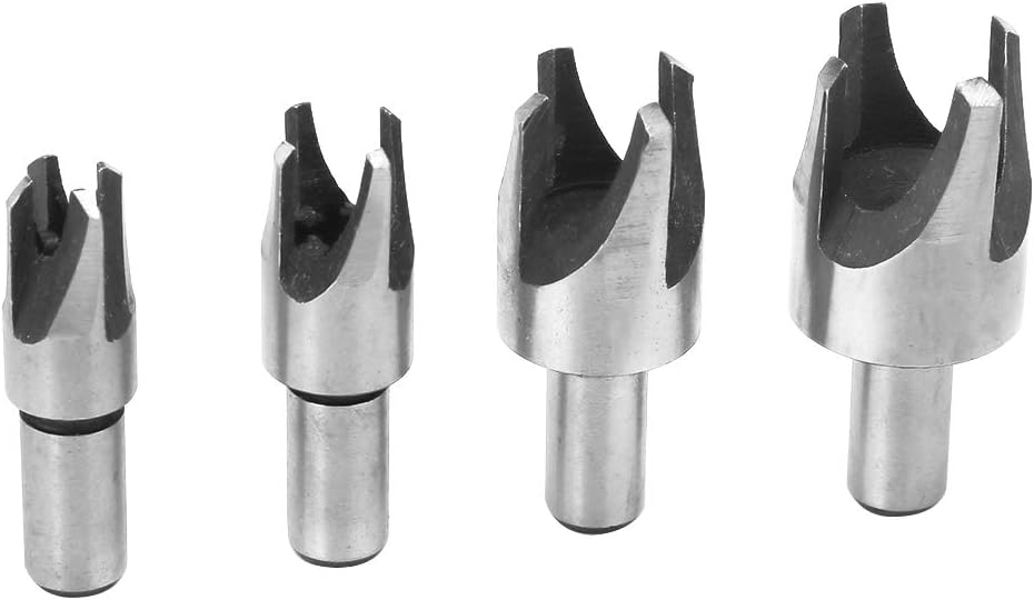 Wood Plug Cutter Set, Professional High Hardness Tapered Plug Cutter for Bench Drill for Woodworking Hole Saw Cutting - Image 5