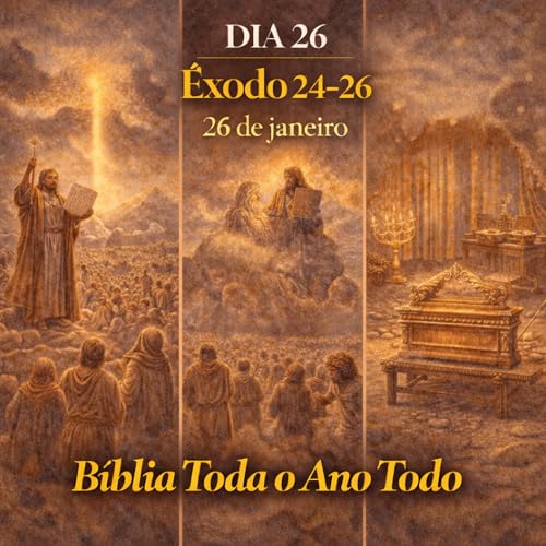 📖 B&iacute;blia Toda o Ano Todo &ndash; Dia 26 (26/01/2026)&Ecirc;xodo 24&ndash;26