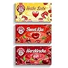 Teekanne Früchtetee-Set 3 Sorten, Herzkirsche, Sweet Kiss, Heiße Liebe, 180 g