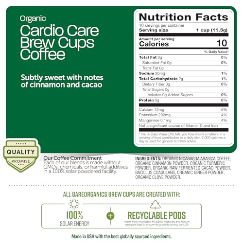 Cardio Care Organic Probiotic Coffee Pods