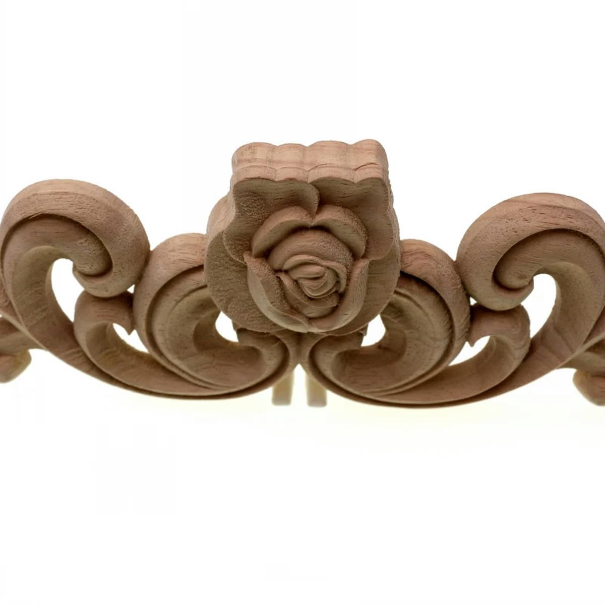 Drewniane rzeźbione meble aplikacja retro Escultura Em Madeira Canto Do Decalque aplikacja Moldura Da Porta Decorar Parede Decorativas 2 szt. 42,5 * 12,5 cm