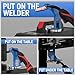 YESWELDER Magnetic MIG Welding Torch Holder Support Welder Stand for MIG Torch Welding Gun Holder with Strong Magnet Base