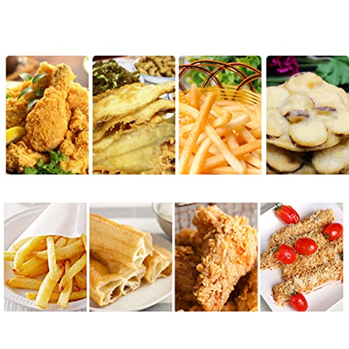 Fryer Kommerzielle LPG-Fritteuse, 10-Liter-Gasfritteuse mit großem Fassungsvermögen, einstellbare Feuerkraft, mit abnehmbaren Körben und Deckel, Gasfritteuse aus Edelstahl 304 in Lebensmitte – Bild 5