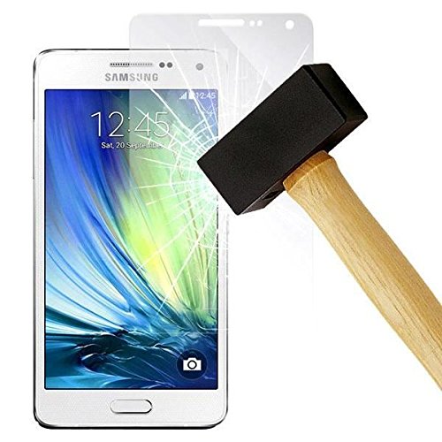 HQ-CLOUD lot de 2 Films Vitre en Verre Trempe de Protection ecran Transparent pour Samsung Galaxy A7 (Version 2015) / A7 Duos SM-A700F (non compatible avec...