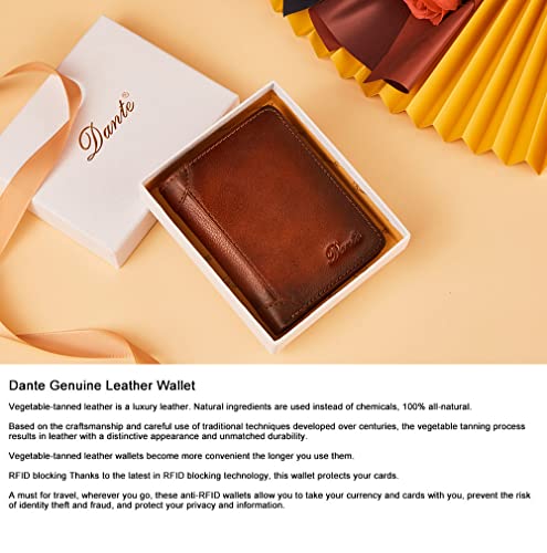 2022 Brand Men's Wallet Made of Leather Mini Coin Purse Money Clip Anti-theft Swipe Small Passport Cover Bag (yellowish brown), 055053