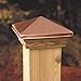 Deckorators 6x6 Victoria High Point Post Cap - BlackCedar