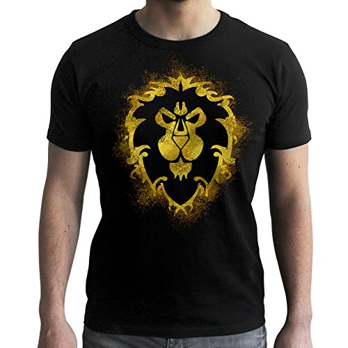 ABYstyle - World of Warcraft - T-Shirt - Alliance - Homme - Noir (M)