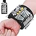 Produktbild TODO Magnetisches Armband mit 15 starken Magneten zum Halten von Schrauben, Nägeln, Schrauben, Scheren, Bohrern, bestes Werkzeuggeschenk für Heimwerker Heimwerker, Männer.