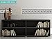 Sunny Decals Greek Key Wall Border Fabric Wall Decal (Set of 2), 25" x 6.6", Black/White