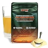 Grass-Fed, Kosher, Non-GMO – Made from grass-fed bovine collagen, kosher certified, gluten-free, dairy-free, and free from fillers, artificial flavors, sweeteners, or added sugar. Collagen Peptides Powder with Superfoods – Premium hydrolyzed bovine c...