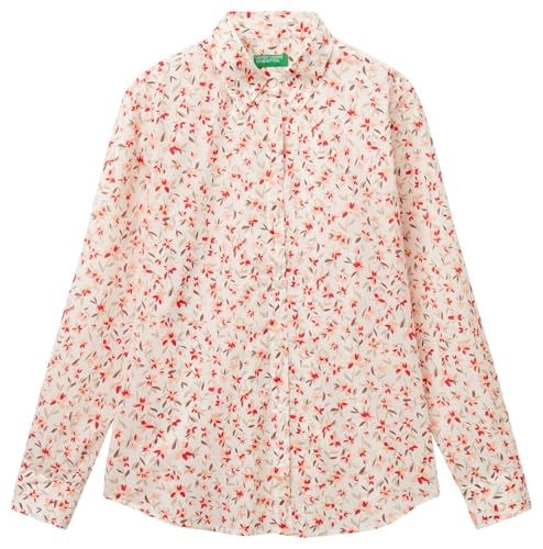 United Colors of Benetton Camicia 5Q6SDQ0AY, Multicolor, M Donna