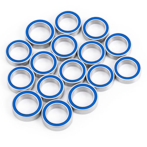 Image of 16pcs Ball Bearing Set 7x11x3 8x12x3.5mm for Losi 1 /12 NASCAR AWD Racecar Upgrade Parts