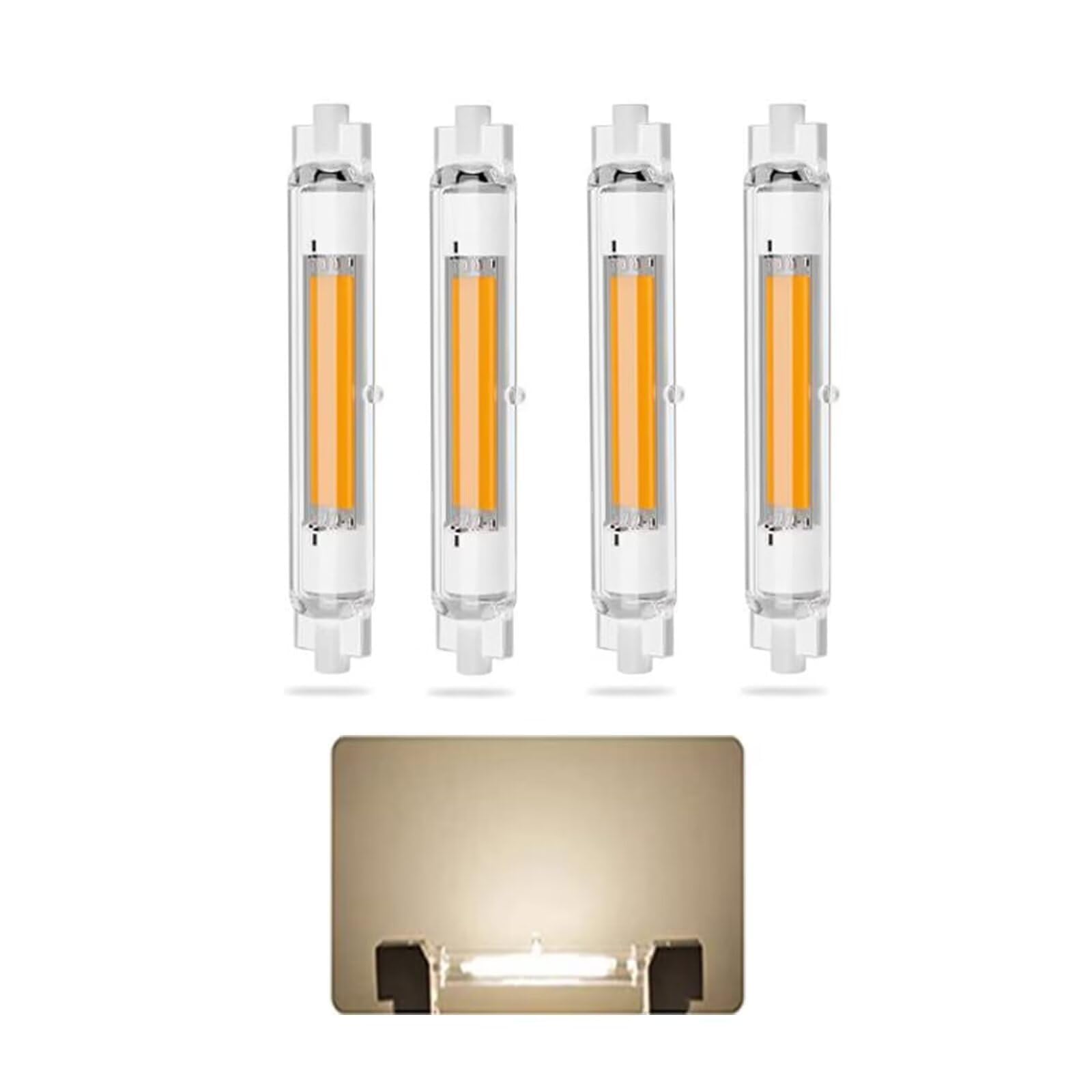 AEPOYU R7s LED Bulb 78mm Dimmable-15W Equivalent 150W Halogen Bulbs 1000LM