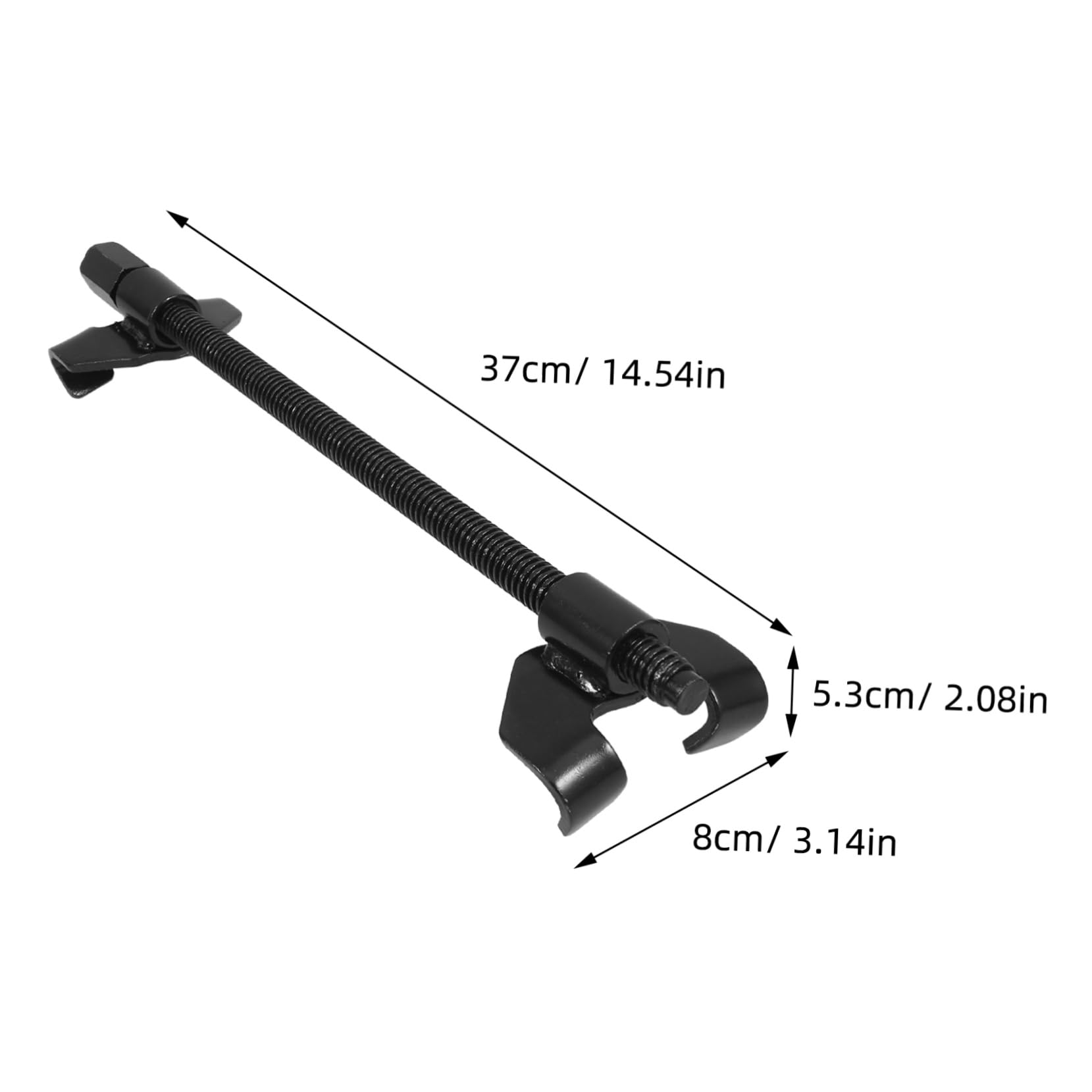 Unomor Spring Tools Removal Coil Spring Remover Tool Compressor Tool Automotive Coil Spring Compressor for Spring Compressor Strut Spring Compressor Tool Steel Black