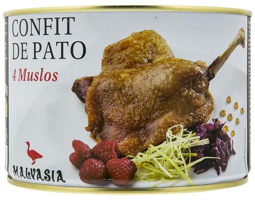 MALVASIA Confit de Pato, Muslos de Pato Confitados, 4 Muslos