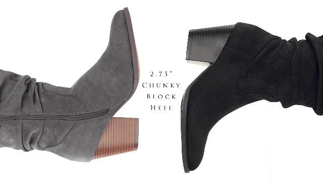 Bottines Miss Me Cowboy Slouch - Cuir Brut Gris - Taille 8 Femme - État Excellent