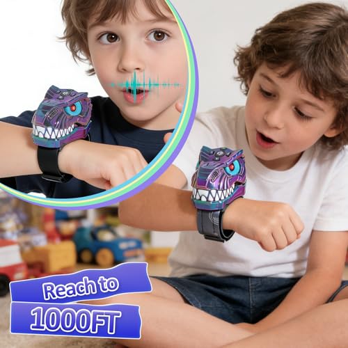 Image of Walkie Talkies for Kids, 2 Pack, Kids Walkie Talkies with Wrist Watch Style, Long Range Dinosaur 2 Way Radios Toys for Boys Girls Ages 3-12, Christmas Birthday Gifts for Outdoor Camping