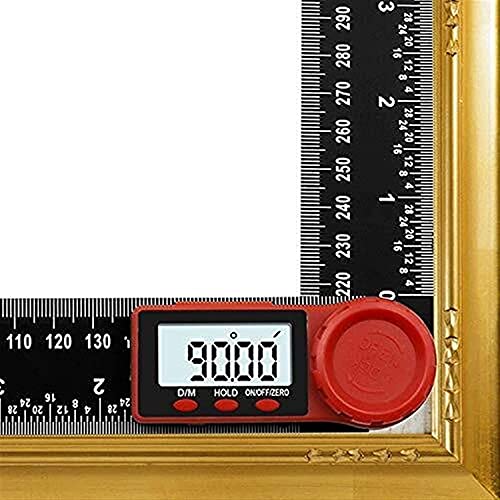 Calibrador vernier digital evita errores de medicion con pantalla angular y regla digital negro 4