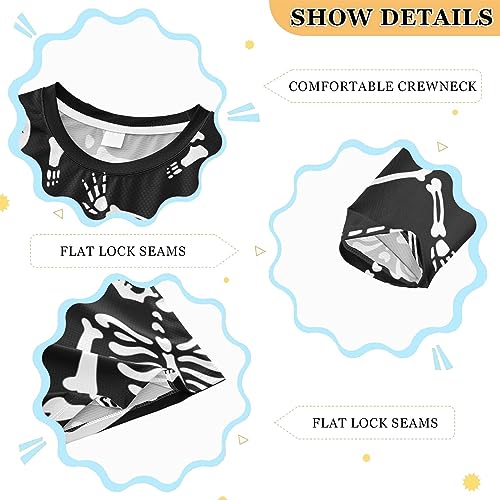 Image of CaTaKu Boys Swim Shirt Toddler Rash Guard Long Sleeve Swimsuit for Boys Girls UPF 50+ 3-12T