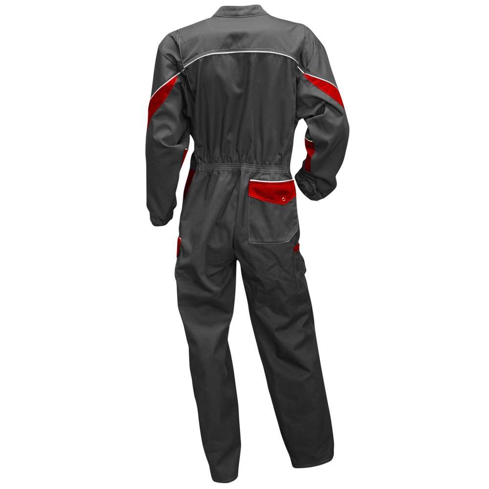 LMA 401221 LUZERNE Combinaison Double Fermeture, Gris/Rouge, Taille 2