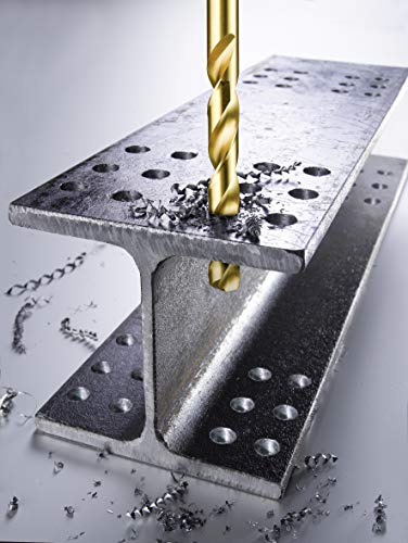 kwb 4.5mm Titanium HSS Metal Drill Bit with Precision Ground Point for Longevity and High Speed Drilling, 4,5mm - Image 3